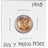 Image 1 : 1945 Mexico Dos Y Medio Pesos Gold Coin
