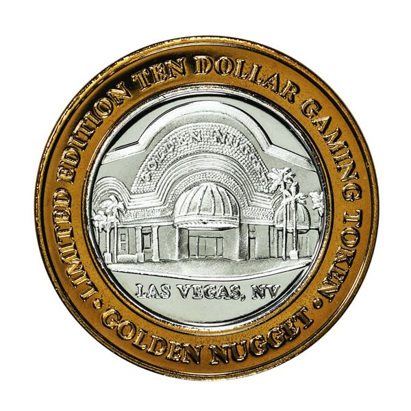 .999 Silver Golden Nugget Las Vegas $10 Casino Limited Edition Gaming Token