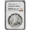 Image 1 : 1990-S $1 Proof American Silver Eagle Coin NGC PF69 Ultra Cameo