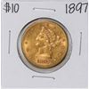 Image 1 : 1897 $10 Liberty Head Eagle Gold Coin