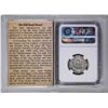Image 3 : Tabaristan Khurshid, 740-761 c.AD AR Hemidrachm Ancient Coin NGC MS Story Box