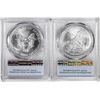 Image 2 : Lot of 2021 Type 1 & Type 2 $1 American Silver Eagle Coins PCGS MS70 First Strike