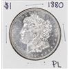 Image 1 : 1880 $1 Morgan Silver Dollar Coin Proof Like