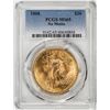 Image 1 : 1908 No Motto $20 St. Gaudens Double Eagle Gold Coin PCGS MS65