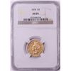 Image 1 : 1874 $3 Indian Princess Head Gold Coin NGC AU55