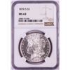 Image 1 : 1878-S $1 Morgan Silver Dollar Coin NGC MS63