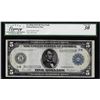 Image 1 : 1914 $5 Federal Reserve Note New York Fr.851b Legacy Very Fine 30