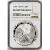 1994-P $1 Proof American Silver Eagle Coin NGC PF69 Ultra Cameo