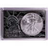 Image 1 : 2012 $1 American Silver Eagle Coin & 2oz Silver Bar Set