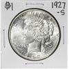 Image 1 : 1927-S $1 Peace Silver Dollar Coin