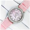 Image 2 : Rolex Ladies Stainless Steel Pink MOP Diamond Datejust Wristwatch