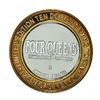 Image 3 : .999 Silver Four Queens Hotel & Casino Las Vegas, NV $10 Limited Edition Gaming Token