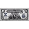 Image 1 : 1899 $2 Mini-Porthole Silver Certificate Note