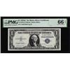 Image 1 : 1935G $1 Silver Certificate Note Fr.1616 PMG Gem Uncirculated 66EPQ