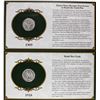 Image 3 : Lot of 1909 Barber & 1918-S Waking Liberty Half Dollar Coins and Stamp Panels