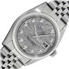 Image 1 : Rolex Men's Stainless Steel Meteorite Diamond Datejust Wristwatch