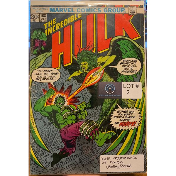 The Incredible Hulk - First Appearance (1968 Series) #168