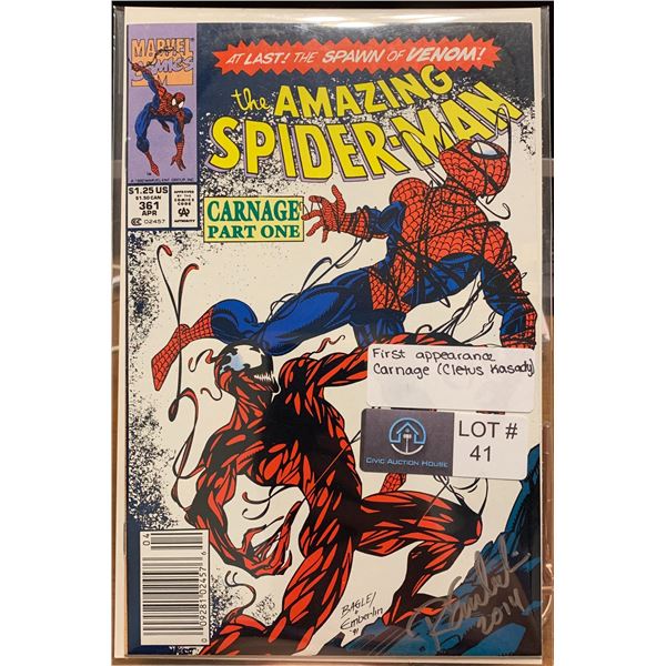 The Amazing Spider-Man (1963) - # 361 - Autographed and First Appearance