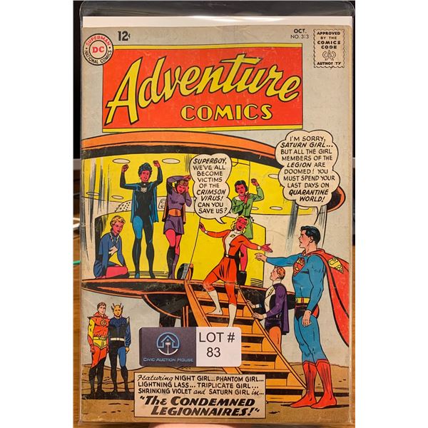 Adventure Comics (1938) #313 Cover Date 1963
