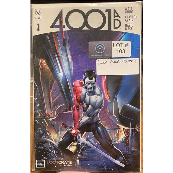 4001 A.D. # 1 (2016) (Loot Crate Cover)