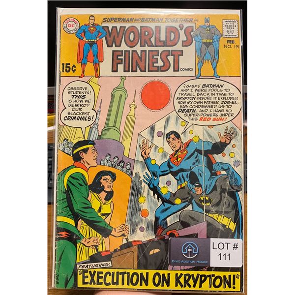World's Finest Comics # 191 (1941 Series)