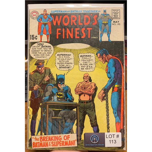 World's Finest Comics # 193 (1941 Series)