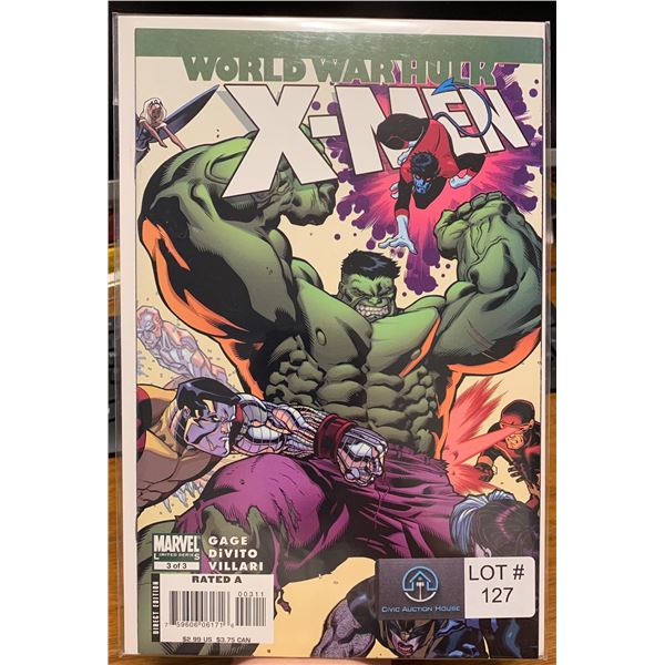 World War Hulk: X-Men 1 of 3 book series #3 (2007)