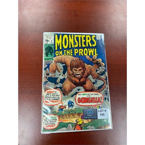 monsters on the prowl First issue in series