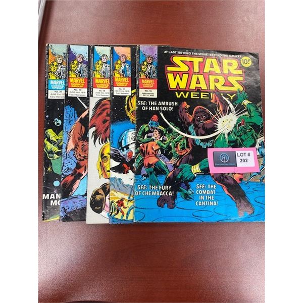 stack of starwars weekly