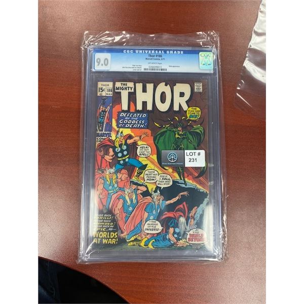 CGC 9.0 The Mighty Thor #186 Helena Apperance