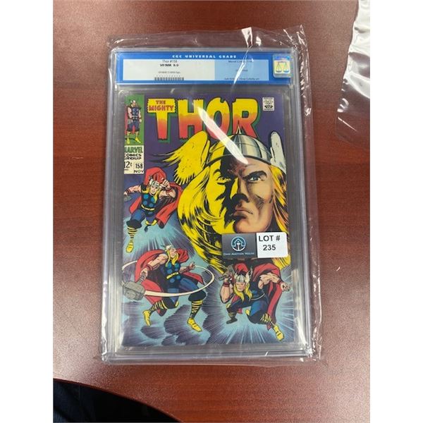 CGC 9.0 The Mighty Thor #158 Origin Retold