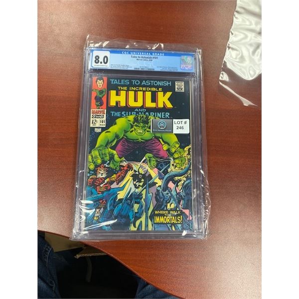 CGC 8.0 Tales to astonish #101 Loki Odin and warriors apperance Last Issue for tales to astonish