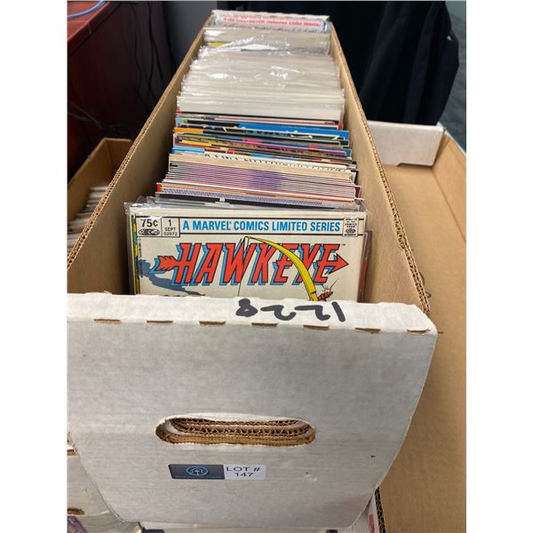 Long box of comics