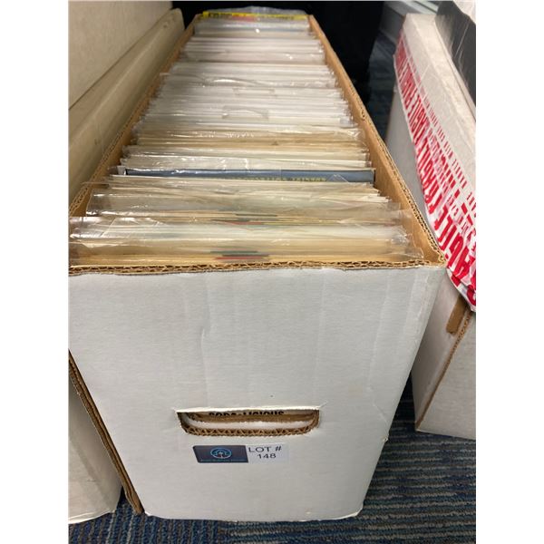 Long box of comics