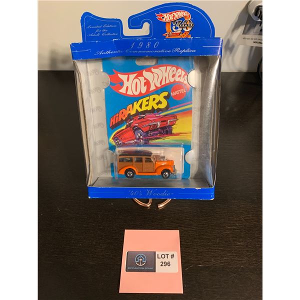 Hot Wheels HiRakers 40's Woodie 1980 Authentic Commemorative Replica 30th Anniversary