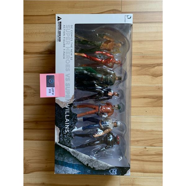 DC Comics Super Heroes VS Super Villians 7 pack Action Figures
