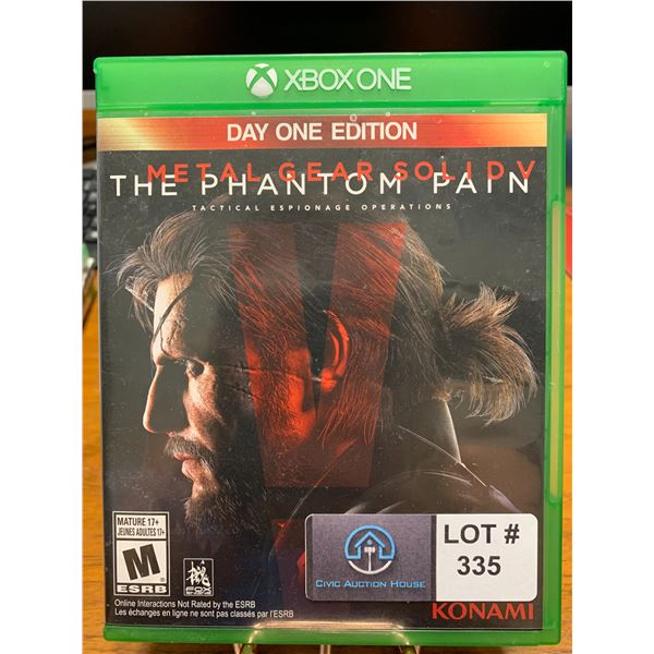 XBOX ONE Game - The Phantom Pain - Metal Gear Solid V "Day One Edition"