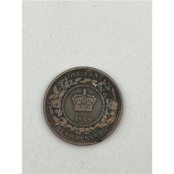 1864 New Brunswick Large Cent