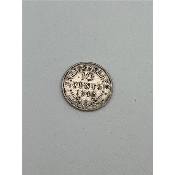 1945C Newfoundland Silver 10 Cent