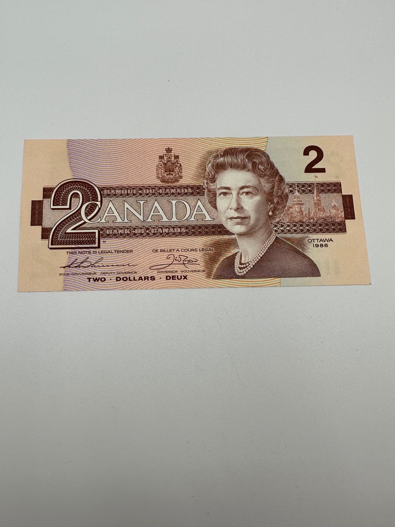 ARX Replacement Canada $2 Banknote 1986 issue - Sunrise Estate Services Ltd