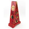 Image 2 : FOLK ART SUN MOON WOODEN PYRAMID WITH DRAWERS