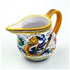 Image 2 : ITALIAN RAFFAELLESCO DERUTA POTTERY CREAMER ASSISI
