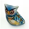 Image 2 : HAND PAINTED FOLK ART TONALA MEXICO OWL - REGIN