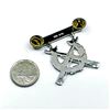 Image 2 : US MARINE CORPS USMC RIFLE EXPERT BADGE - GUN PIN