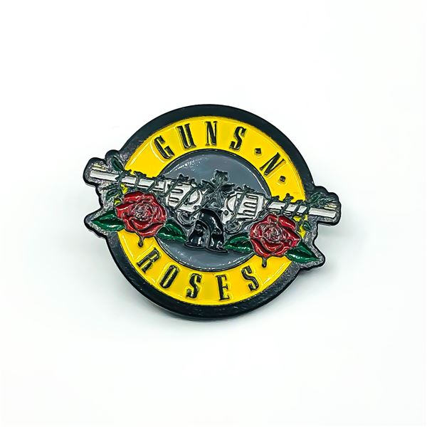 GUNS N’ ROSES ENAMEL LOGO PIN - HARD ROCK BAND