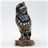 Image 2 : LONG-EARED OWL WOOD CARVING - HAND CRAFTED