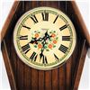 Image 3 : VINTAGE CARAVELLE TRANSISTORIZED WOOD WALL CLOCK