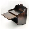 Image 2 : OLD VINTAGE WOODEN WALL MOUNT TELEPHONE STAND