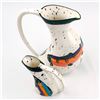 Image 2 : HAND CRAFTED LARGE & SMALL PITCHER - FISH THEME