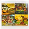 Image 1 : 4 CHARLES WYSOCKI 1000 PC JIGSAW PUZZLES